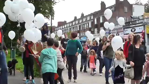 A short film of a clean air walk