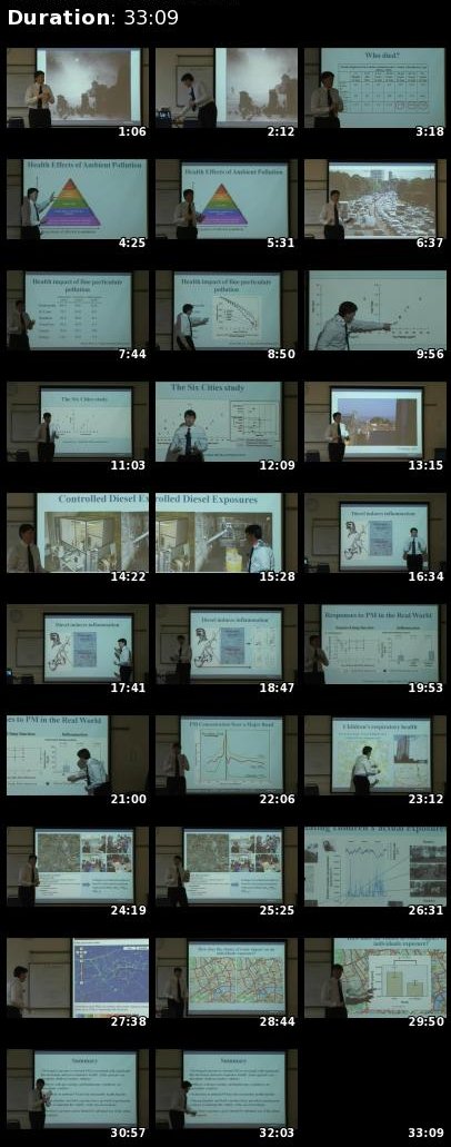 Contact sheet for Ian Mudway's video